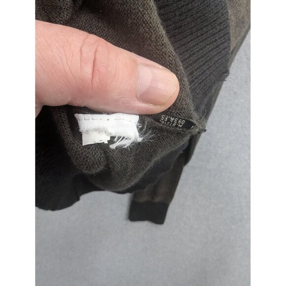 American Eagle Sweater Mens Large Gray Seriously Soft Classic Fit Pullover Knit - Picture 8 of 8